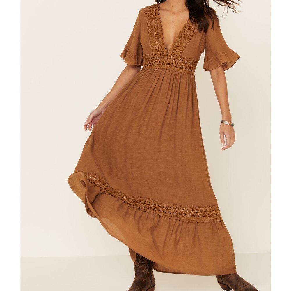 Boot Barn Medium Crochet Trim Dress